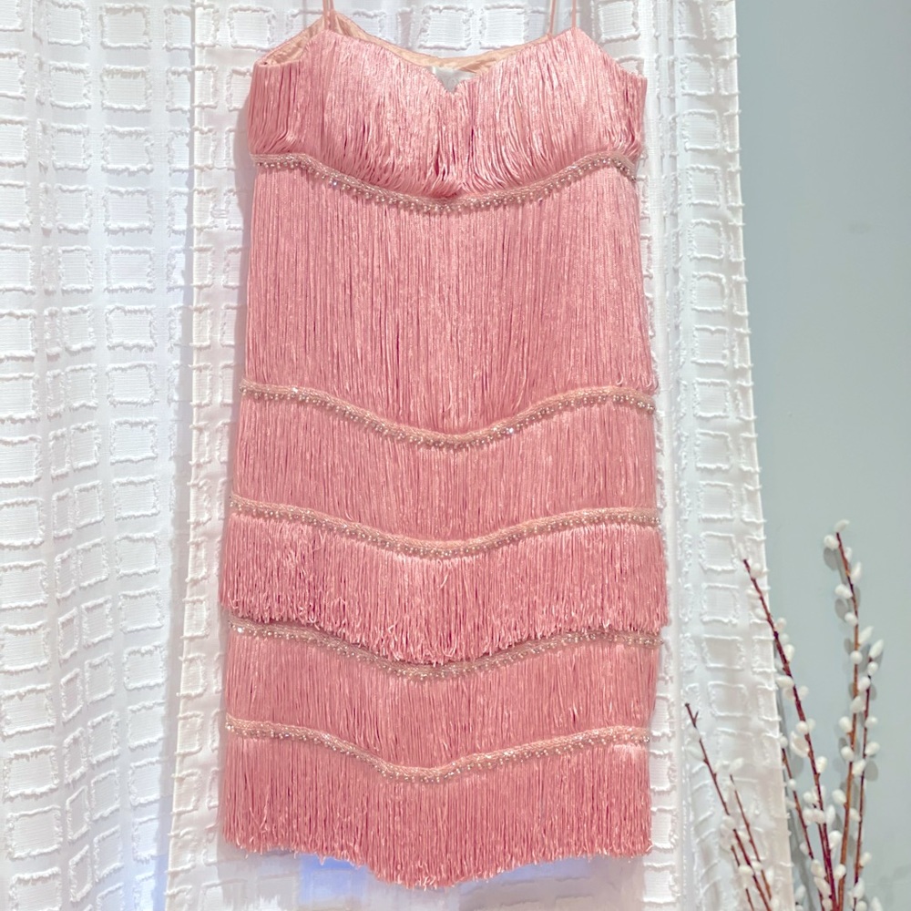 Pink party dress
